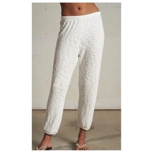 perfectwhitetee White Cozy Track Pants